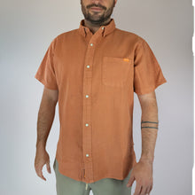 Load image into Gallery viewer, Terracotta Linen Ramblin' Button-down