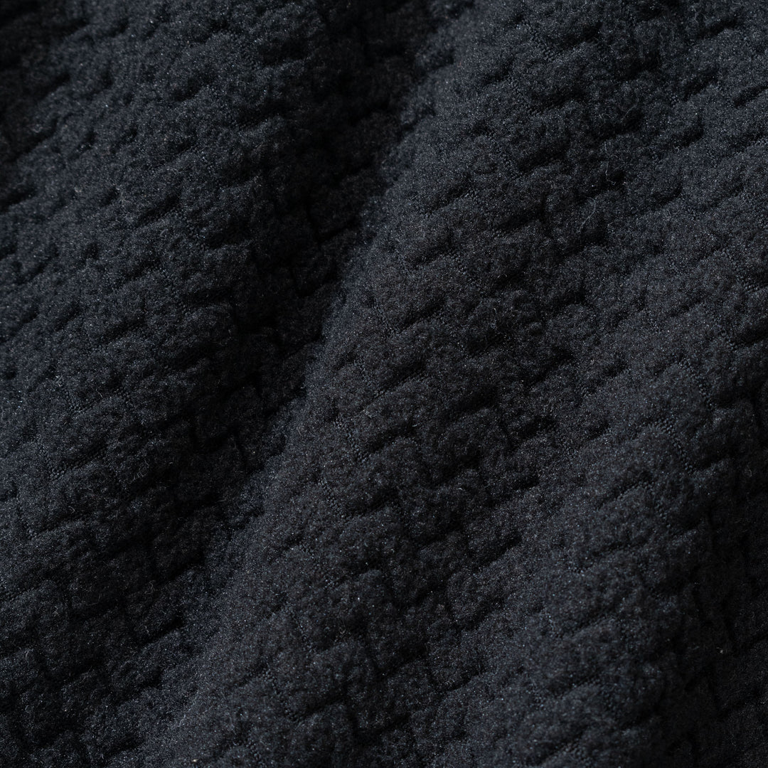 Otter Over Fleece Pullover - Black