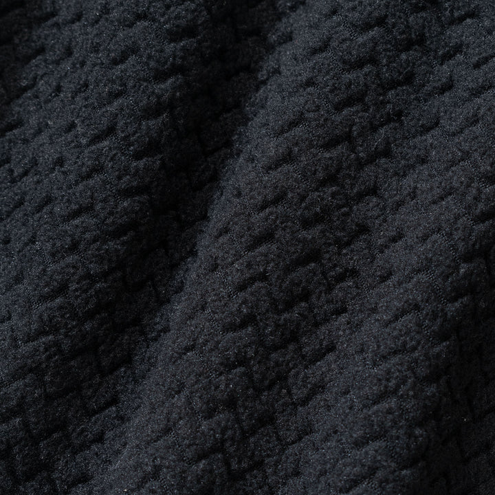 Otter Over Fleece Pullover - Black
