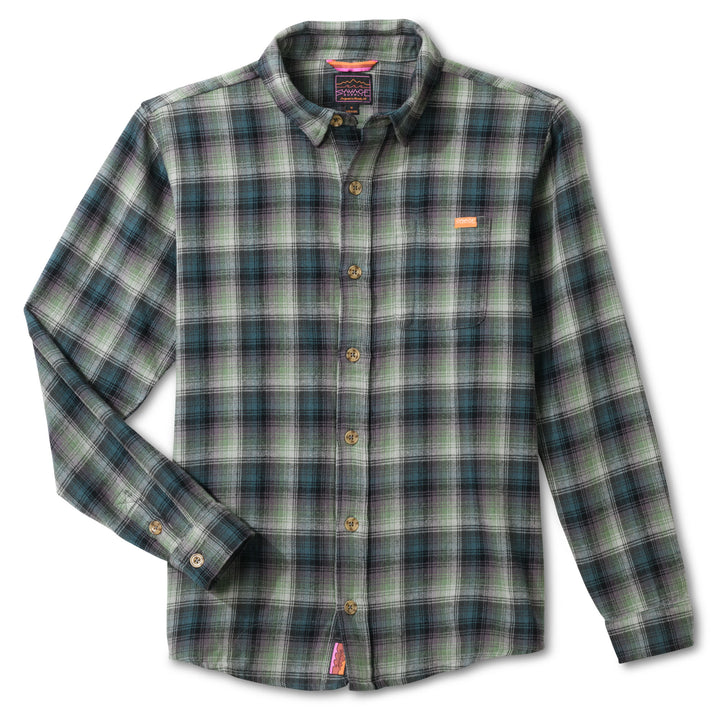 Pisgah Mist Flannel - Purple/Blue/Green