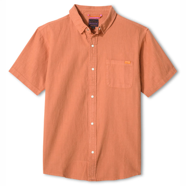 Terracotta Linen Ramblin' Button-down