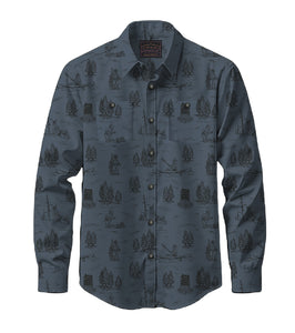 Smokey's Day Off Laidback Ramblin' Long-sleeved Button-down