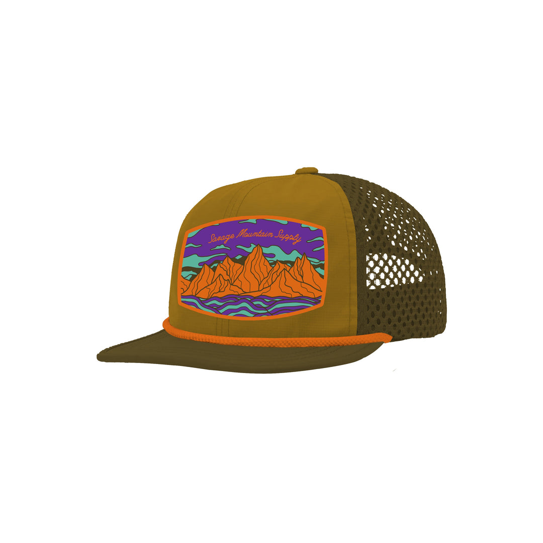 Billboard Mesh Floating Hat Ooze Green