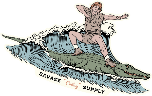 Shred the Croc Sticker
