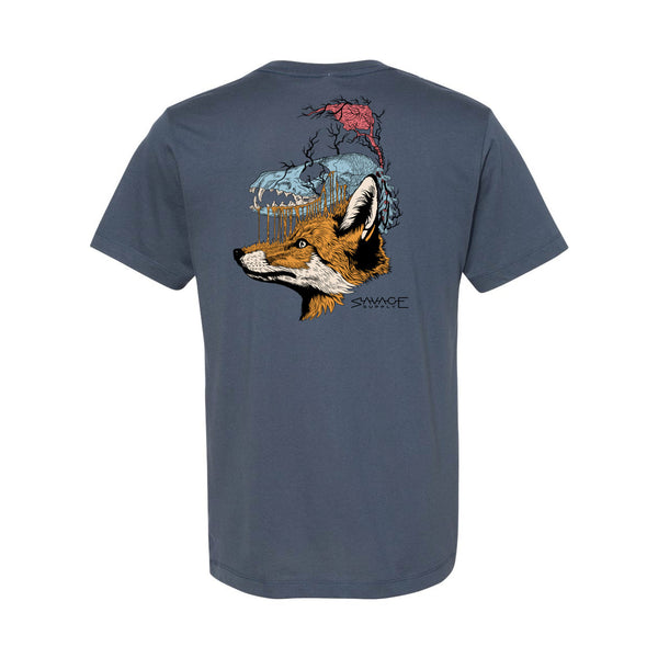 BABYL FOX MAN TEE XXL 新品未使用 Insane in the Fox Brain Tee - Lt Navy – Savage Supply