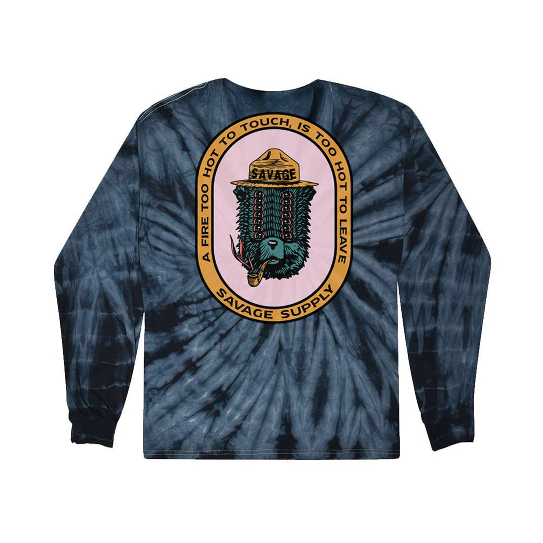 Smokey Navy Spider long sleeve tee