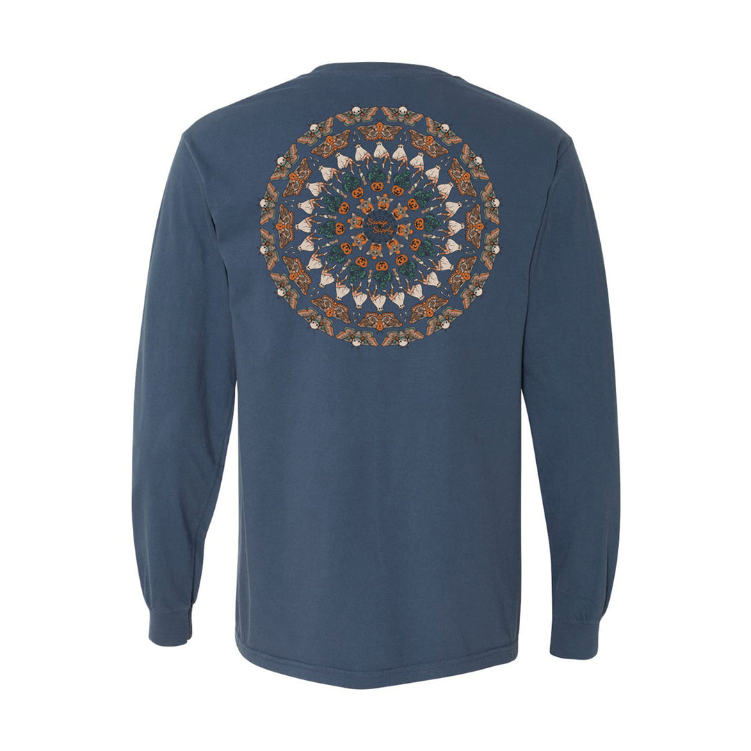 Spooky Ghouls Mandala Midnight tee