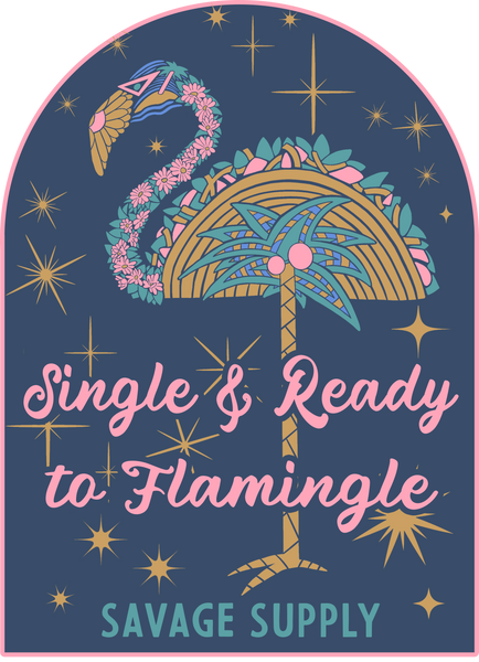 Flamingle Sticker