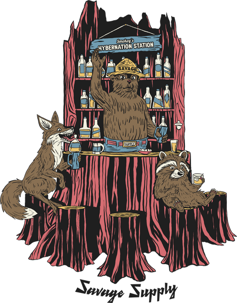 Smokey's Hibernation Station Sticker
