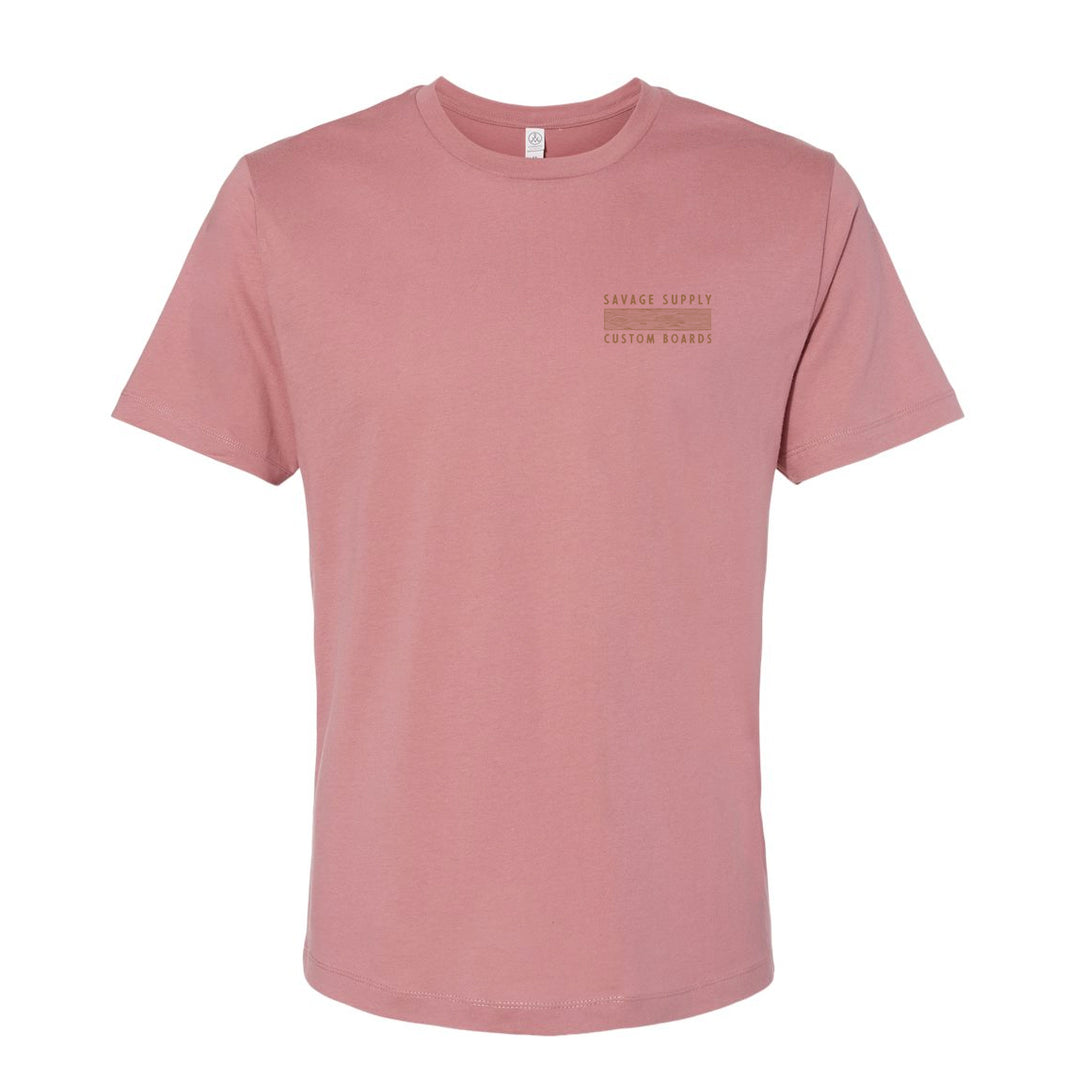 Custom Surfboards Tee - Whiskey Rose