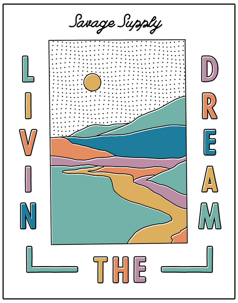 Livin' The Dream Sticker