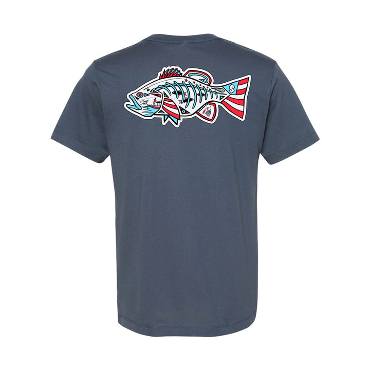 Slappa Da Bass Tee - Lt Navy