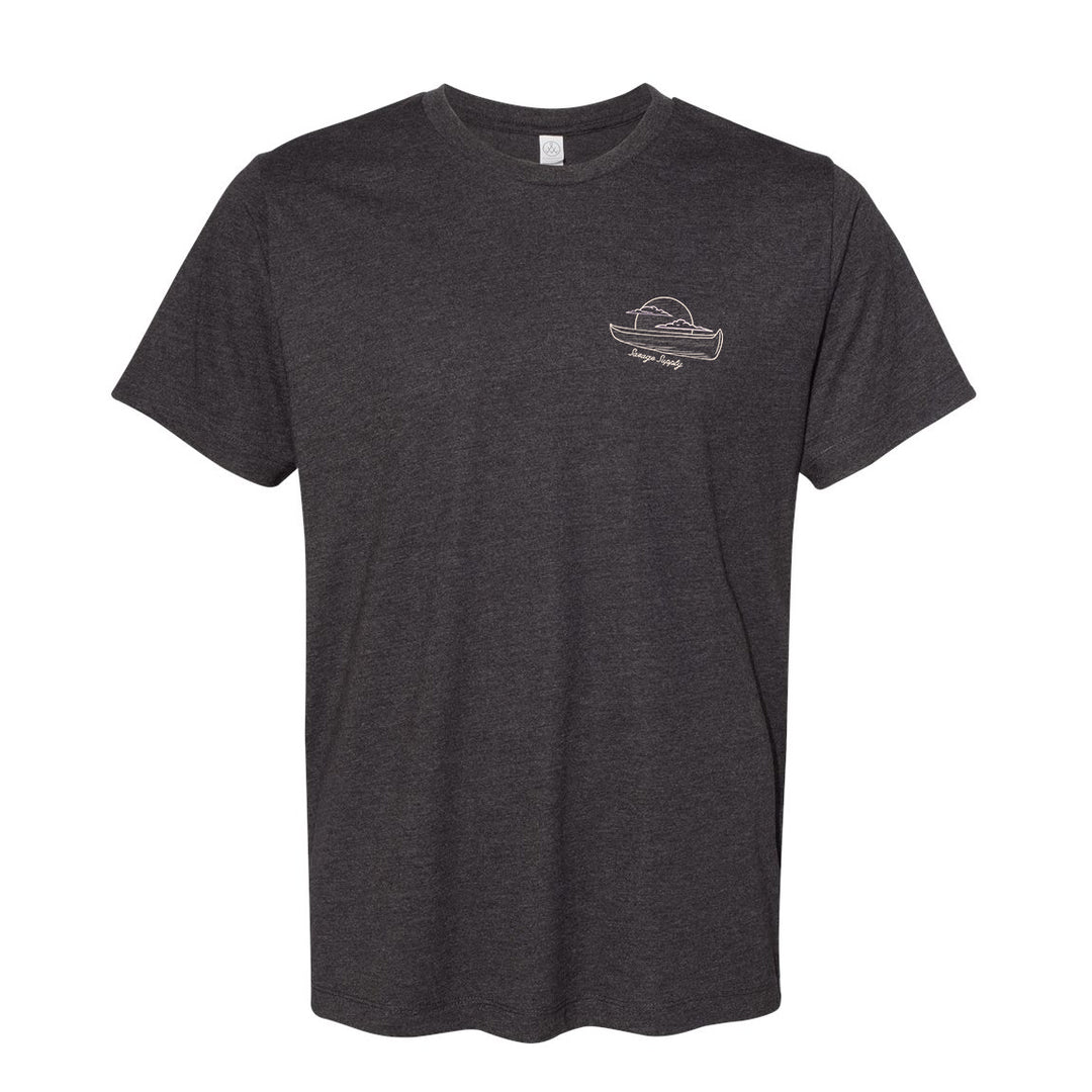 Uncharted Waters Tee - Heather Black